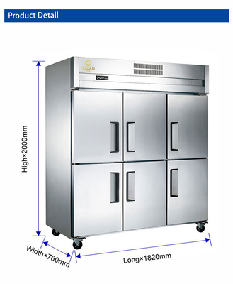 스테인레스 스틸 상용 냉장고 냉장고 저장용 냉장기 기능 - 220-240V 50Hz