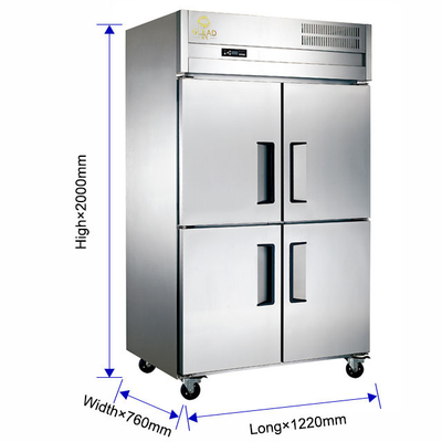 스테인레스 스틸 상용 냉장고 냉장고 저장용 냉장기 기능 - 220-240V 50Hz