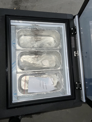 역주기 해빙과 함께 200W 스마트 젤라토 아이스크림 쇼케이스 - 44KG 산업 냉장 장치