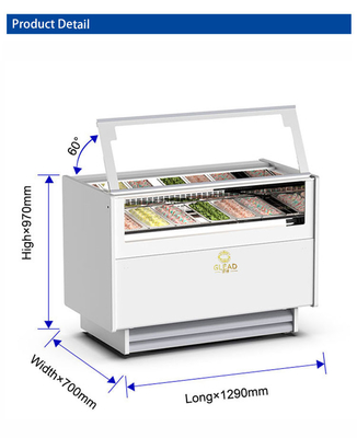 1050W 환기 산업 냉각 장치 -16C ~ -18C 온도 범위