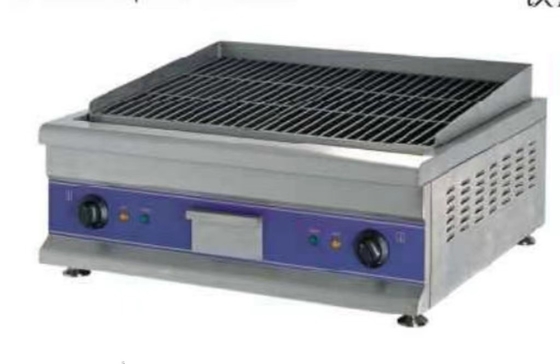 은과 흰색 220V-240V 철 라바 바위 굽기 디지털 제어판 온도 500 ~ 700도