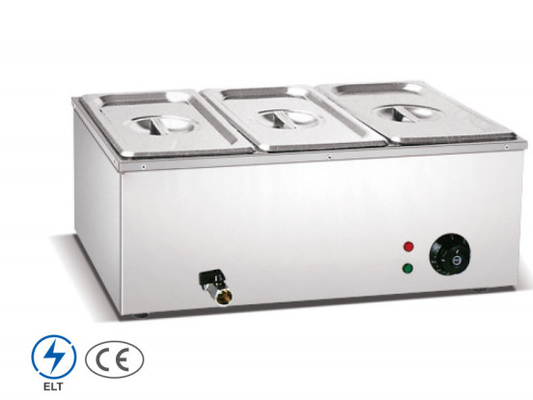 스테인레스 스틸 전기 배인 마리 은 0°C~100°C 상업용 부엌