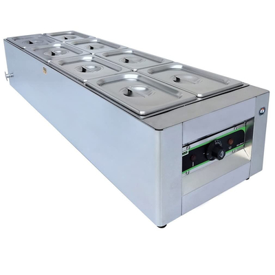 상업용 스테인리스 스틸 바인 마리 소프 가열 0-100 °C 220-240V 전기 연료