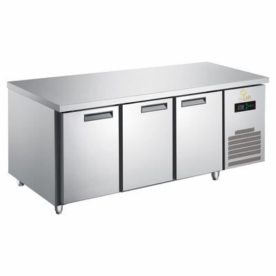 안정적인 냉각과 220-240V 1PH 50HZ 전압의 모듈 산업 냉각 장비 피자 캐비닛/살라드 캐비닛