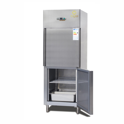 산업용 냉장장고 600L 냉장고 2 개의 반문 220-240V / 1PH / 50HZ 냉장기