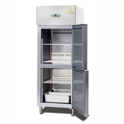 산업용 냉장장고 600L 냉장고 2 개의 반문 220-240V / 1PH / 50HZ 냉장기