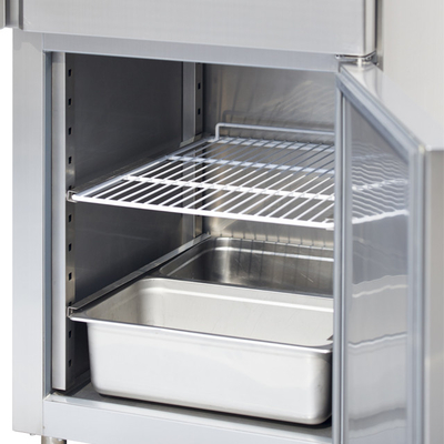 산업용 냉장장고 600L 냉장고 2 개의 반문 220-240V / 1PH / 50HZ 냉장기