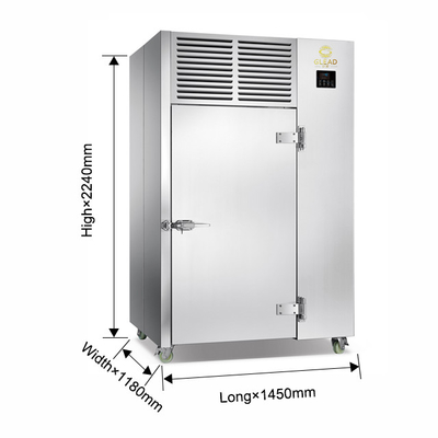 산업용 급기 냉장고/냉장고 15 대의 2700W 온도 범위 3~40°C