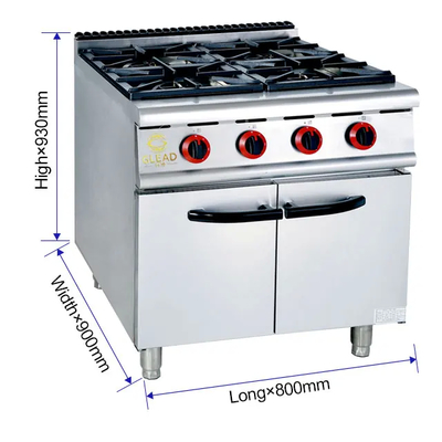 조절 가능한 온도 조절 GL RH 17KW 상업용 요리 장비 LPG/NG 가스 밸브