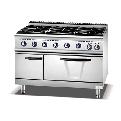 힘 17KW 가스 컴비 오븐 GL RH 모델 듀얼 연료 LPG/NG 가스 밸브