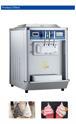 2x1.8L 냉동 탱크를 갖춘 냉장 보관 냉장 장치 시간당 200-300 CUPS