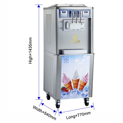 R404A 냉매 2x2.1L 냉동 탱크와 2x1.6kW 등급 출력