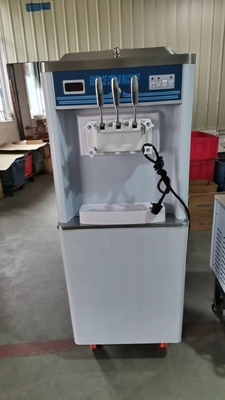 생산 R404A 냉매 2x5.8L 호퍼와 사전 냉각 용량과 부드러운 아이스크림 기계