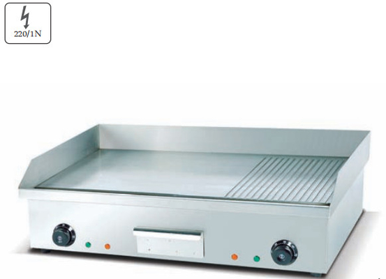 전기 스테인레스 스틸 굽기 은 레스토랑 요리 장비 220-240v 50hz 전압