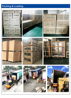 효율 220-240V 산업 냉장기 R134A/R404A 6-8kg/h 출력