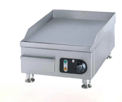 상업용 전기 요리 장비 0C ~ 100C 스테인리스 스틸 그릴 220-240V 50Hz 전압