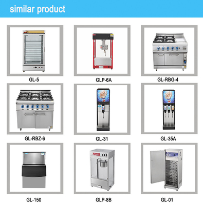 스테인레스 스틸 가스 4 범위 오븐과 함께 오븐 상업 호텔 장비 LPG / 천연 가스 150KG N.W.