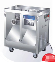 200-400kg/h 스테인리스 스틸 블레이드 육류 밀러 및 슬라이서 플립 톱 디자인