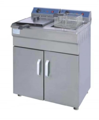 전기 스테인레스 스틸 프라이어 220-240V 0-300°C 레스토랑 요리용 온도