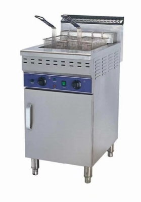 전기 스테인레스 스틸 프라이어 220-240V 0-300°C 레스토랑 요리용 온도