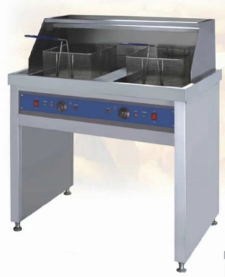 전기 스테인레스 스틸 프라이어 220-240V 0-300°C 레스토랑 요리용 온도