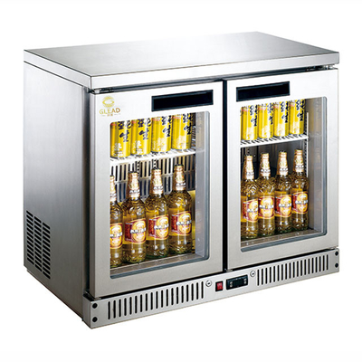 8.C 온도 340W N.W 130KG 호텔 비즈니스에 대한 상업 바 공기 냉각 냉장고