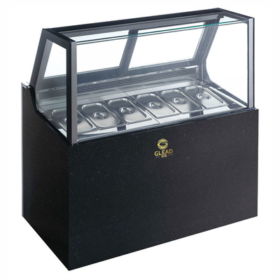 호텔 아이스크림 냉장고 R404a 냉장기 1100W 용량 -18~-22.C 온도