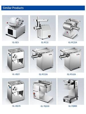 1.5KW 조용한 벨트 드라이브 볼 커터 300KG / H 호텔 음식 준비