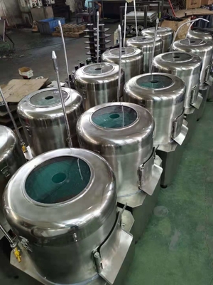 400KG/H 안전 및 위생적인 설계로 스테인리스 스틸 감자 절단 기계