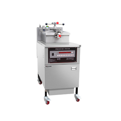 상업용 주방 닭고기 프라이어 25L 용량 13.5 kW 전력 기계 패널 오일 필터 135Kg