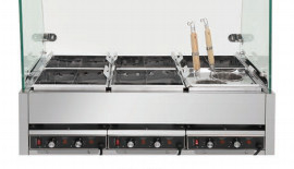 스테인레스 스틸 칸토 쿡 9KW 220V 50-60HZ 끓는 기능 4 / 6 / 8 박스