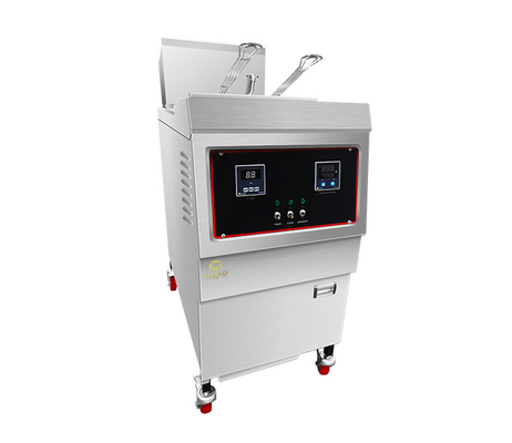 25L 가스 압력 튀긴 닭고기 기계 0.65 Kw LGP/NG 가스 전력 오일 필터 160 KKg N.W.