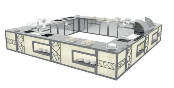 산업용 접객 설비를 위한 현대적인 식사 기기 최고의 원자재 선택