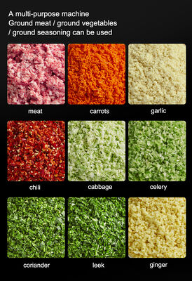 Commercial High Speed Meat Emulsify Bowl Cutter/meatball Sausage Stuffing Chopper Mixer/vegetable and Meat Bowl Cutting Machine