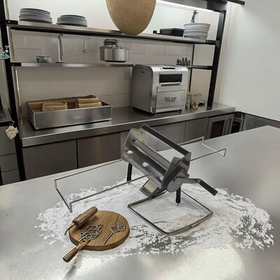 Commercial Pizza Dough Sheeter Roller | Industrial Bakery Machine for All Kinds of Pizza Dough (Corn / Nut / Milk Flour Mix)